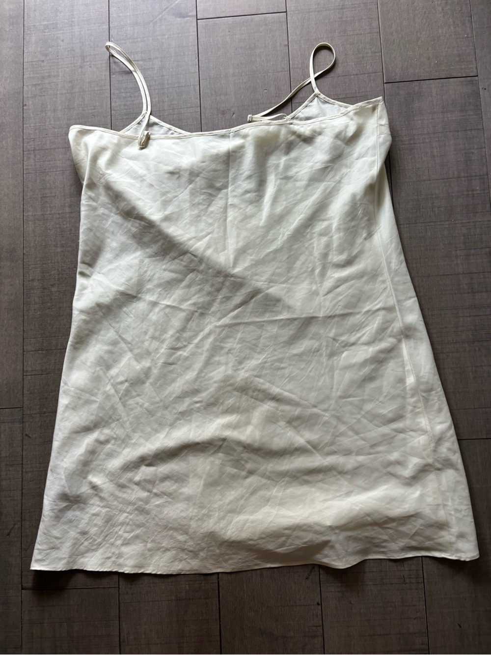 🦋DKNY Runway🦋- Y2K Mini Slip Dress in Pale Yellow - Picture 4 of 4